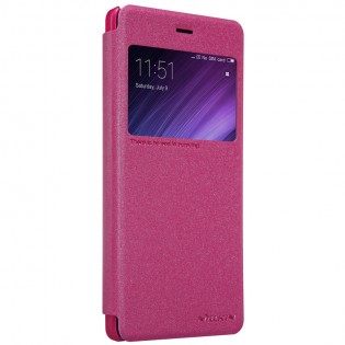 Чехол книжка Nillkin Sparkle Leather XIAOMI RedMi 4 Red SP-LC REDMI 4
